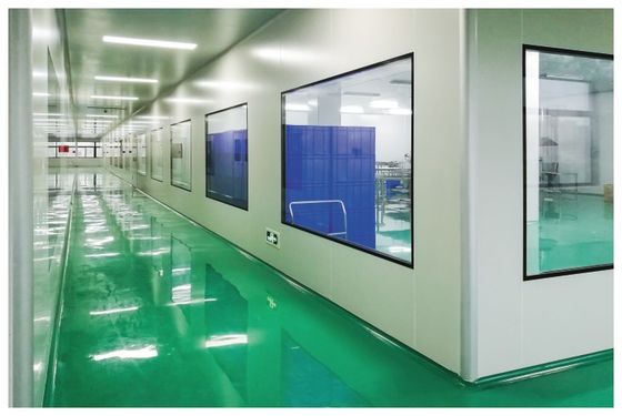 comprar Janela de vidro temperado duplo de moldura de alumínio para ambientes de sala limpa online manufacture