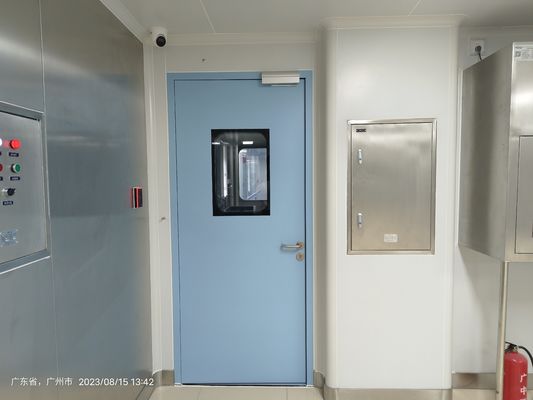 comprar Porta de aço hermética Sala limpa Porta balançante de aço para laboratório hospitalar Sala limpa online manufacture