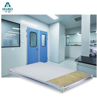comprar Retardante de incêndio Isolamento sonoro sísmico Sala limpa antibacteriana Painel Sandwich de núcleo de lã de rocha online manufacture