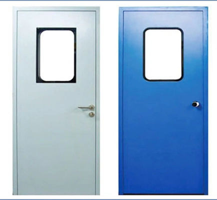 comprar 50mm espessura Automática Sala Limpa Porta Balançante de aço inoxidável Portas interiores do hospital online manufacture