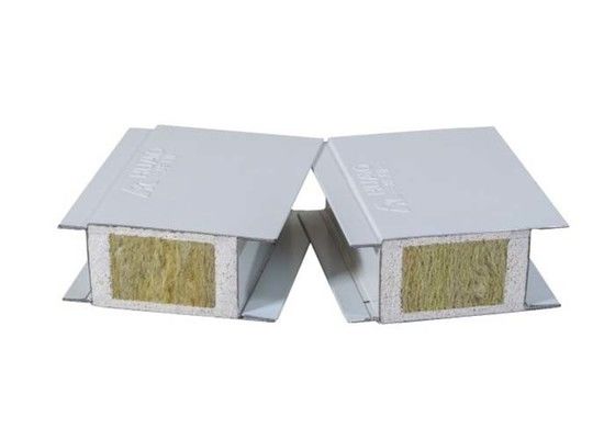 comprar Resistente ao fogo MGO Painel de lã de rocha Materiais de isolamento Quadro Painéis de sanduíche de lã de rocha Plantas de isolamento Mineral de lã para construção de salas limpas online manufacture