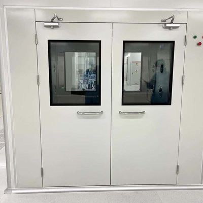 Comércio de alto padrão higiênico médico aço inoxidável porta de hospital porta limpa quarto do paciente porta à prova de fogo